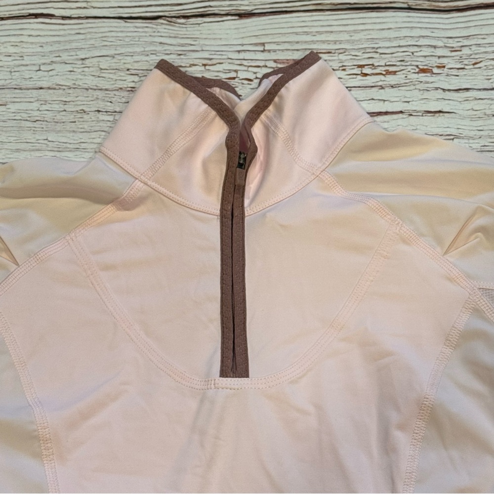 Lululemon Trail Bound 1/2 Zip in Strawberry Milkshake Sz 6 - Picture 5 of 15